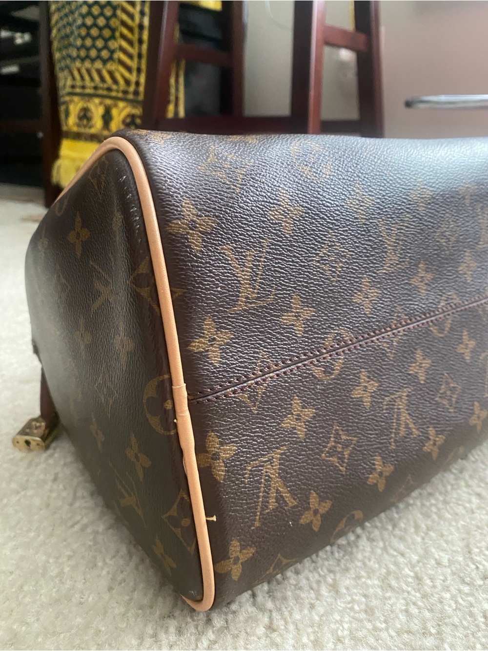 Unknown. Brown leather purse - Picture 12 of 15